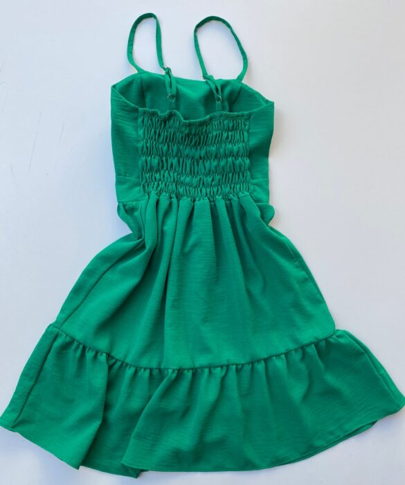 fernandaramosstore com br vestido curto com bojo de alca regulavel verde 2