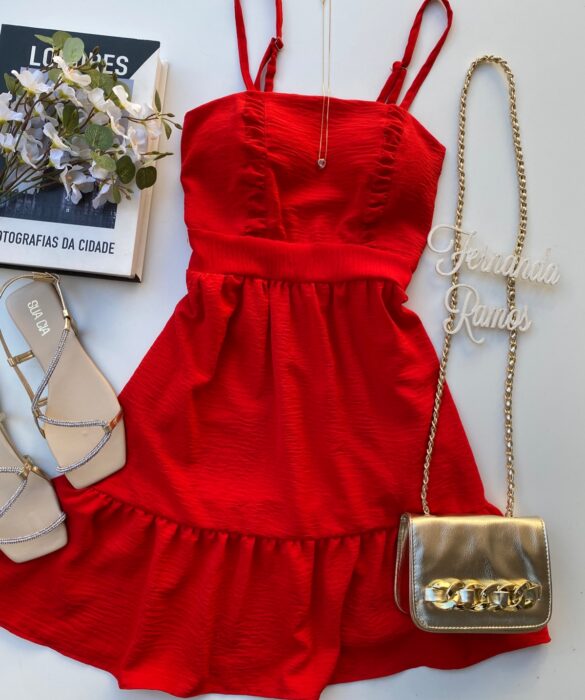 fernandaramosstore com br vestido curto com bojo de alca regulavel vermelho 1