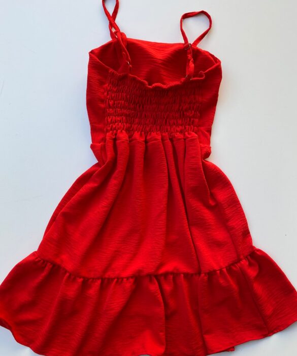 fernandaramosstore com br vestido curto com bojo de alca regulavel vermelho 2