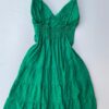 fernandaramosstore com br vestido curto com bojo detalhes dourado verde 2