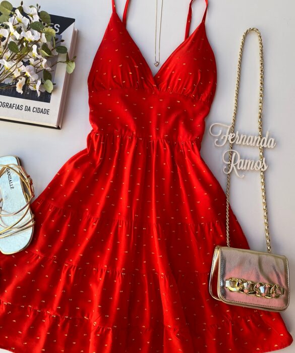 fernandaramosstore com br vestido curto com bojo detalhes dourado vermelho 1