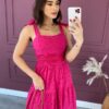 fernandaramosstore com br vestido curto com bojo laise amarracao alcas pink 2