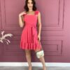 fernandaramosstore com br vestido curto com bojo malha laise com amarracao rose copia 3