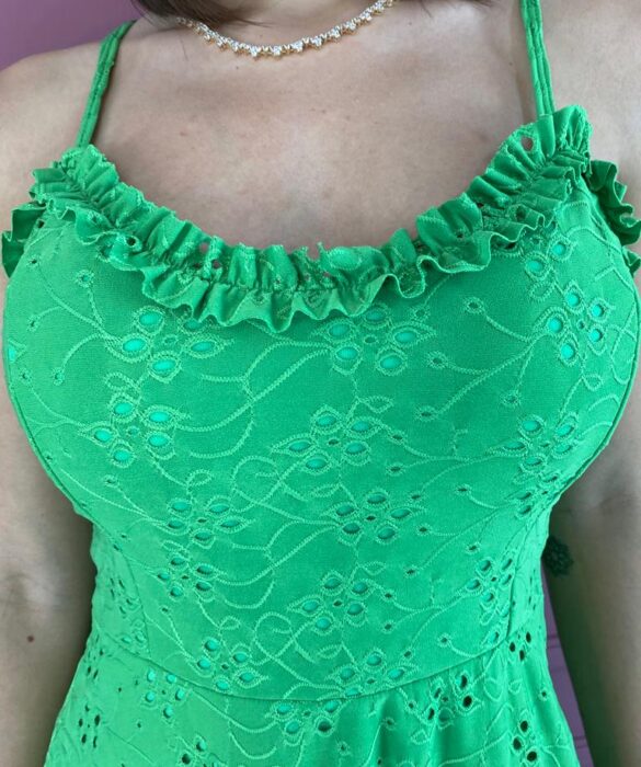 fernandaramosstore com br vestido curto com bojo malha laise de alca verde 2