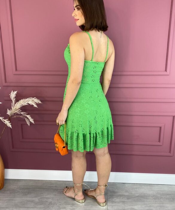 fernandaramosstore com br vestido curto com bojo malha laise de alca verde 3