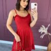 fernandaramosstore com br vestido curto com bojo malha laise vermelho 2