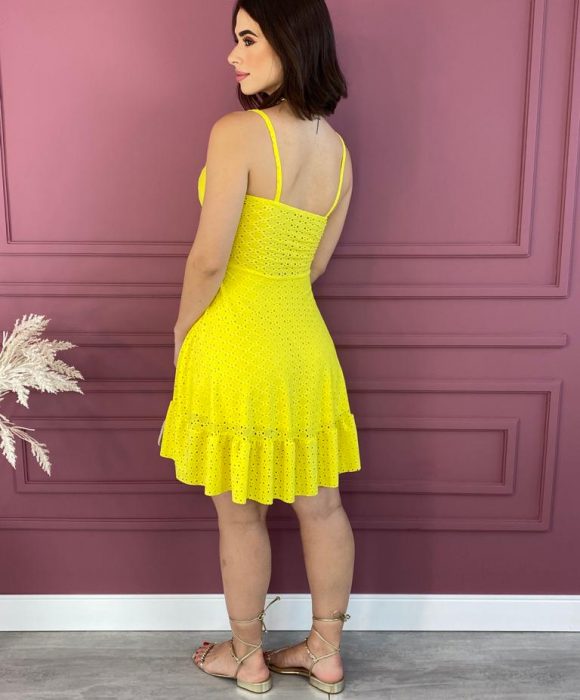 Vestido de malha sales amarelo