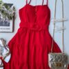 fernandaramosstore com br vestido curto com bojo vermelho com detalhe em amarracao 1