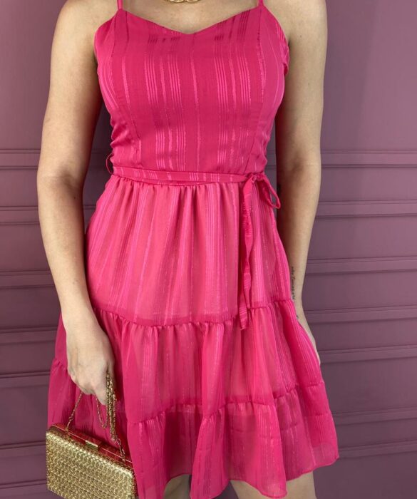 fernandaramosstore com br vestido curto sem bojo alca regulavel com amarracao pink 3