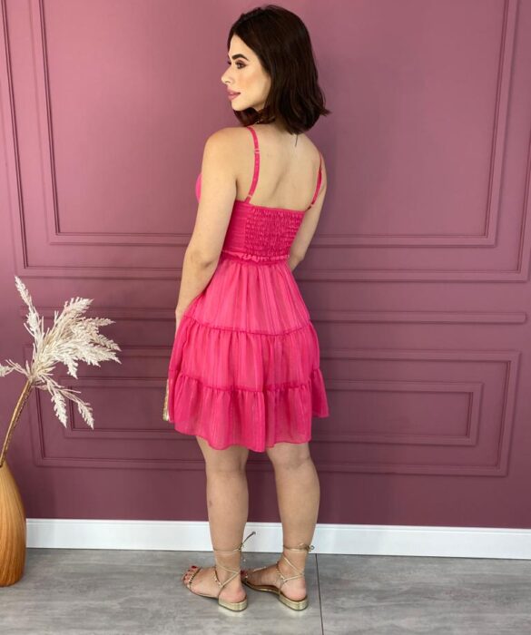 fernandaramosstore com br vestido curto sem bojo alca regulavel com amarracao pink 4