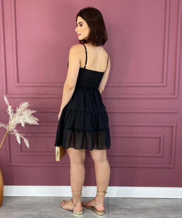 fernandaramosstore com br vestido curto sem bojo alca regulavel com amarracao preto 1