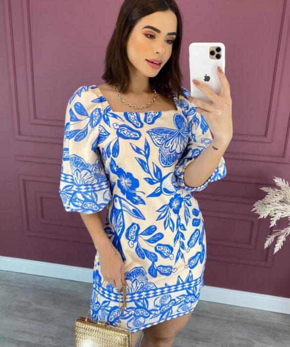 fernandaramosstore com br vestido curto sem bojo amarracao atras estampado azul 1