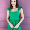 fernandaramosstore com br vestido curto sem bojo de laise alca babados verde bandeira 2