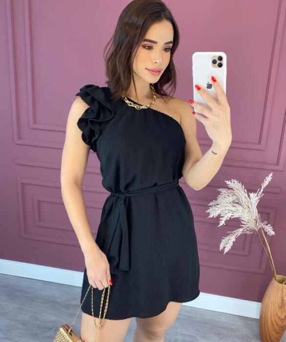 fernandaramosstore com br vestido curto sem bojo nula manga com amarracao preto 1