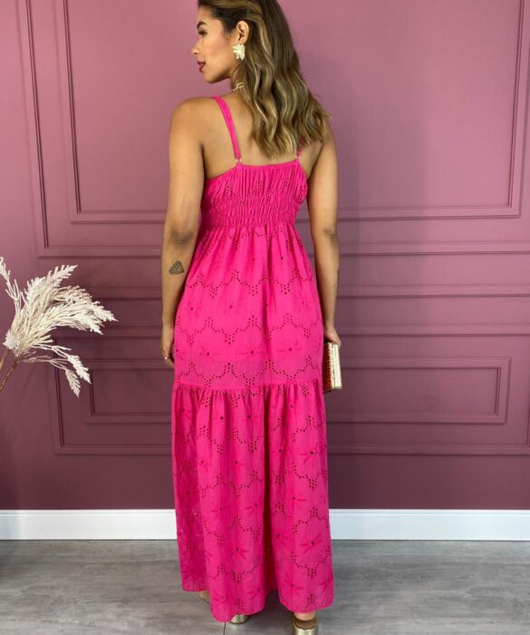 fernandaramosstore com br vestido longo com bojo laise com fenda pink 4