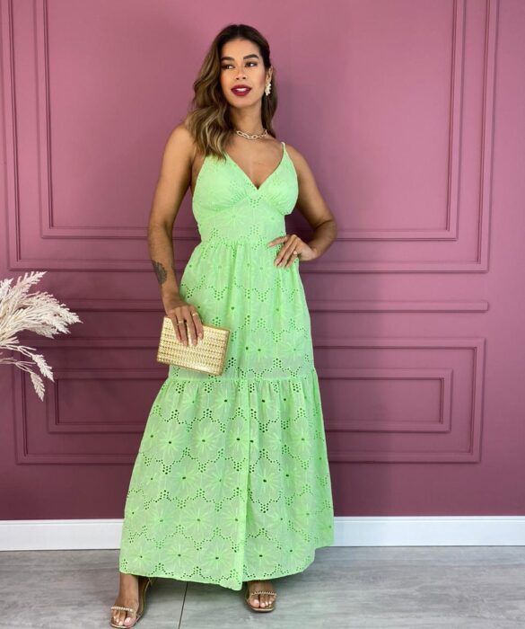 fernandaramosstore com br vestido longo com bojo laise com fenda verde 2