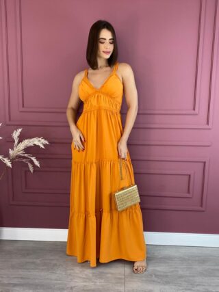 fernandaramosstore com br vestido longo com bojo laranja alcas com detalhe 1