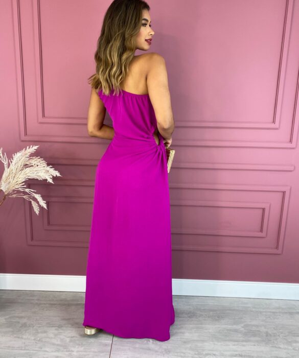 fernandaramosstore com br vestido longo com bojo nula manga com fenda fucsia 3