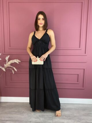 fernandaramosstore com br vestido longo com bojo preto alcas com detalhe 1