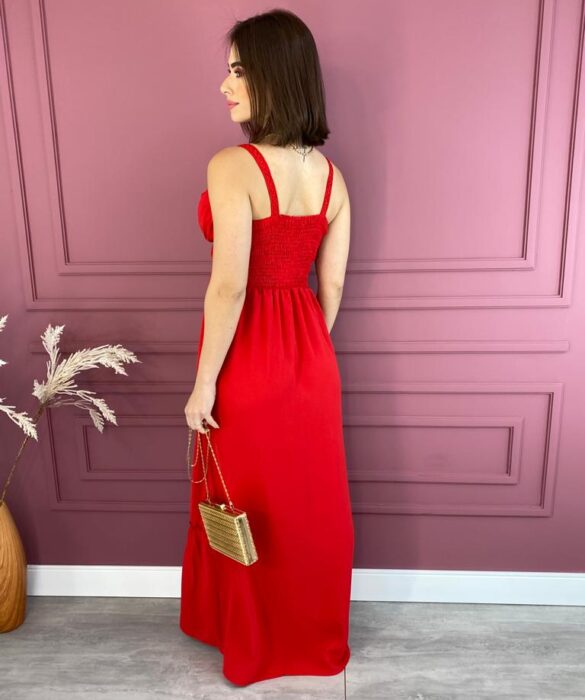 fernandaramosstore com br vestido longo com bojo vermelho alcas com detalhe 2