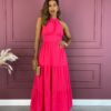 fernandaramosstore com br vestido longo com bojo viscolinho com amarracao pink 1