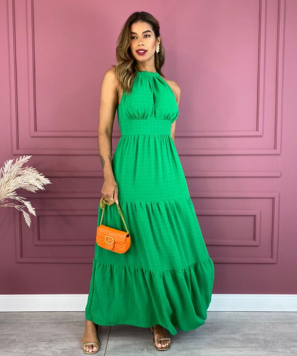 fernandaramosstore com br vestido longo com bojo viscolinho com amarracao verde 4