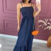 fernandaramosstore com br vestido longo jeans escuro lastex alcas com amarracao 2