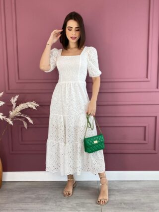 fernandaramosstore com br vestido longo laise branco manga curta sem bojo