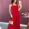 fernandaramosstore com br vestido longo sem bojo com amarracao nas alcas vermelho