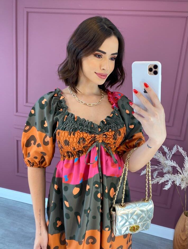 fernandaramosstore com br vestido longo sem bojo com lastex verde pink e laranja