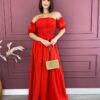 fernandaramosstore com br vestido longo sem bojo com lastex vermelho 1