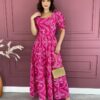 fernandaramosstore com br vestido longo sem bojo manga bufante estampa pink