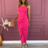 fernandaramosstore com br vestido midi com bojo com fenda alca regulavel pink 1