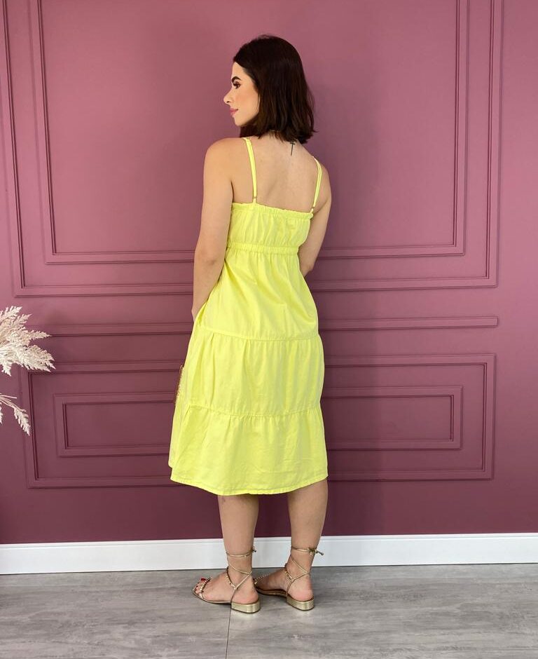 fernandaramosstore com br vestido midi sem bojo com babado sarja verde lima 061946 3