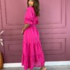 fernandaramosstore com br vestido midi sem bojo laise detalhe franzido no decote pink 1