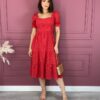 fernandaramosstore com br vestido midi sem bojo laise manga curta vermelho 1