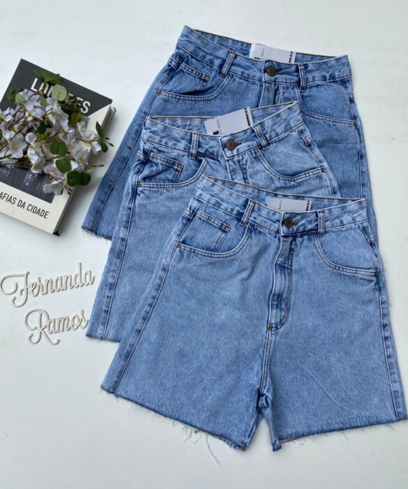 Bermuda Jeans Feminino Bianca Fernanda ramos store