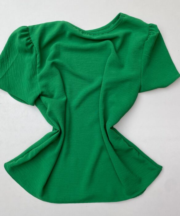 fernandaramosstore com br blusa crepe feminina manga curta verde 2