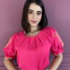 fernandaramosstore com br blusa manga curta feminina bordado e detalhe nas mangas pink 2