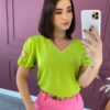 fernandaramosstore com br blusa manga curta feminina bordado nas mangas verde lima 1