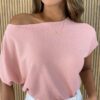 fernandaramosstore com br blusa manga curta feminina canelada rose 1