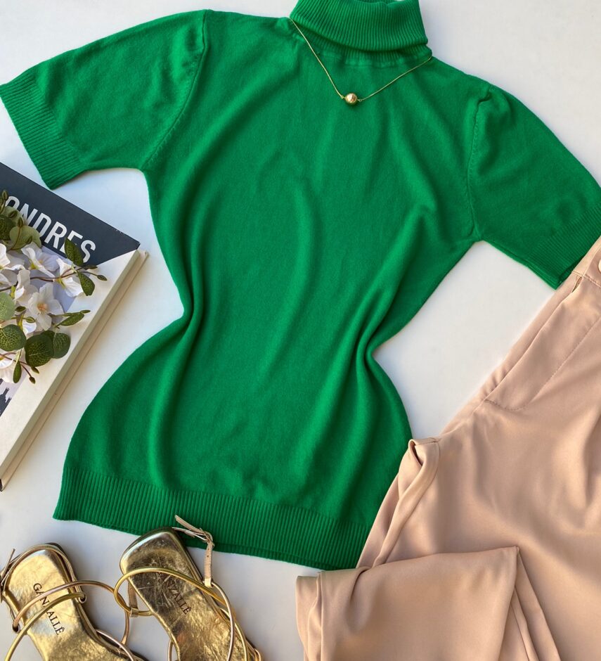 fernandaramosstore com br blusa manga curta feminina gola detalhe na manga verde bandeira 1