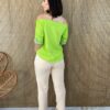 fernandaramosstore com br blusa manga curta ombro a ombro com detalhes verde lima 4