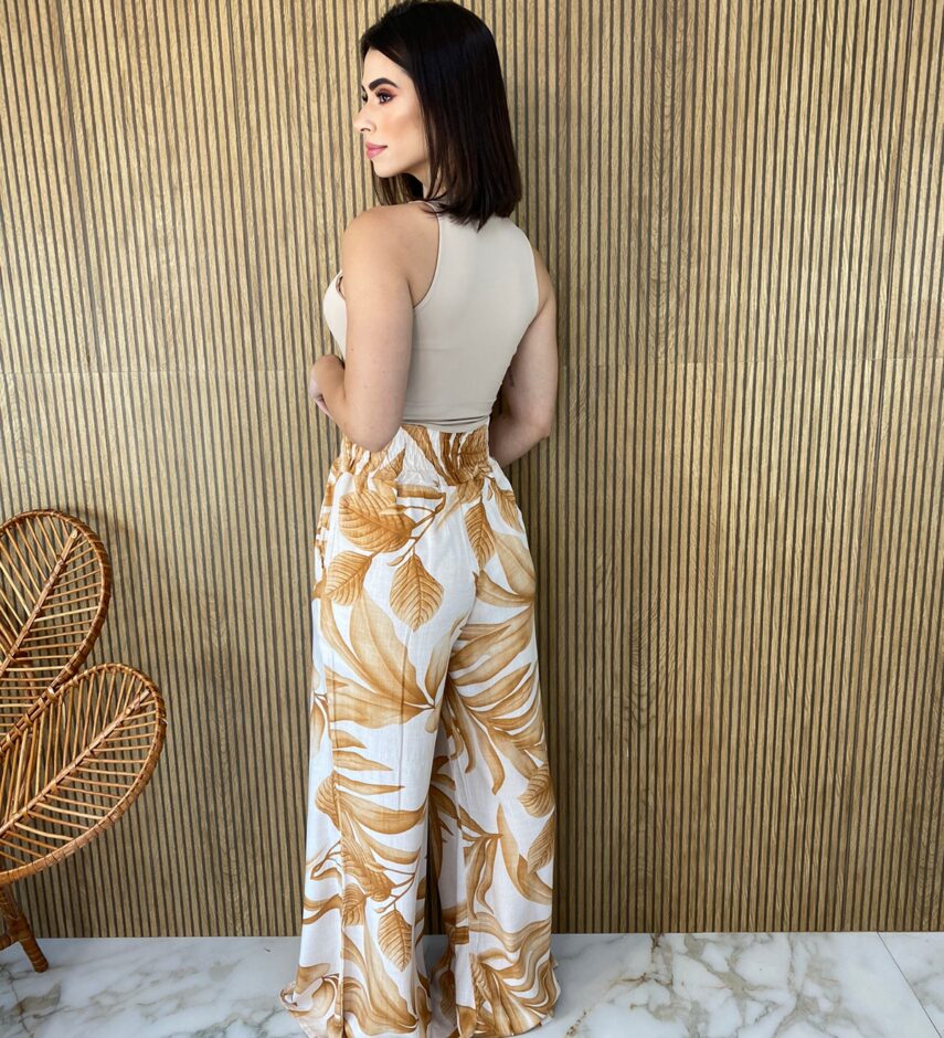 fernandaramosstore com br calca feminina pantalona estampada bege fundo off white 5