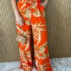 fernandaramosstore com br calca feminina pantalona estampada fundo laranja