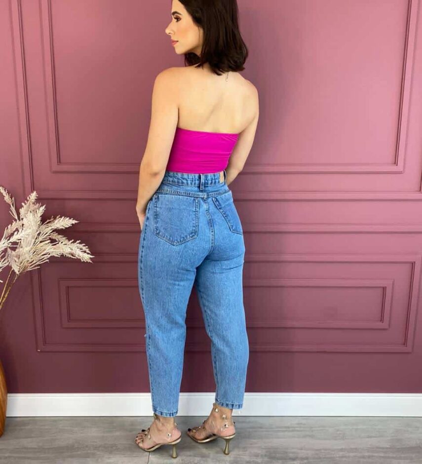 Calça Jeans Feminina Slouchy 1072 - Fernanda Ramos Store