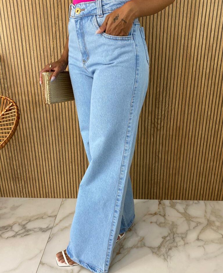 Calça Jeans Feminina Wide Leg 1070 - Fernanda Ramos Store