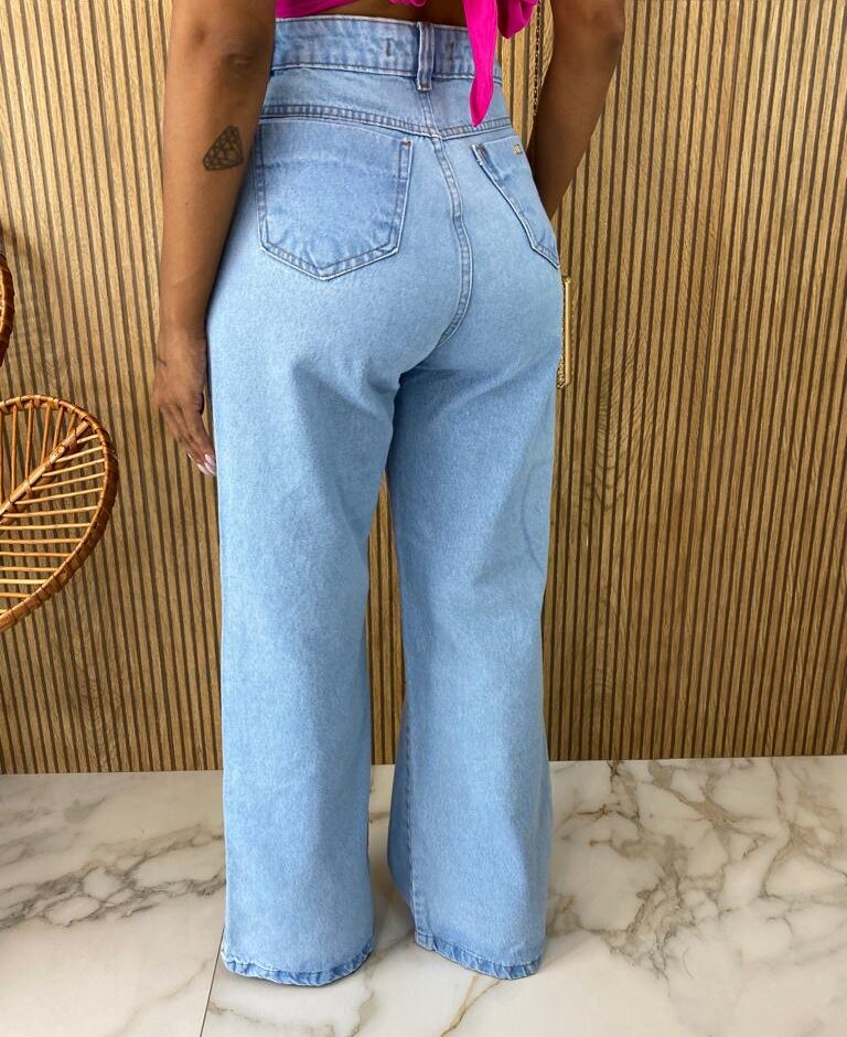 Calça Jeans Feminina Wide Leg 1070 - Fernanda Ramos Store