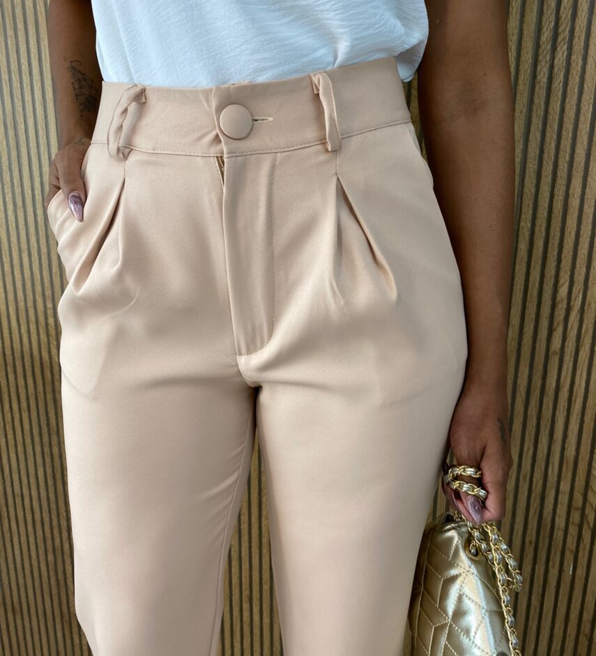 fernandaramosstore com br calca social feminina skinny bege 2