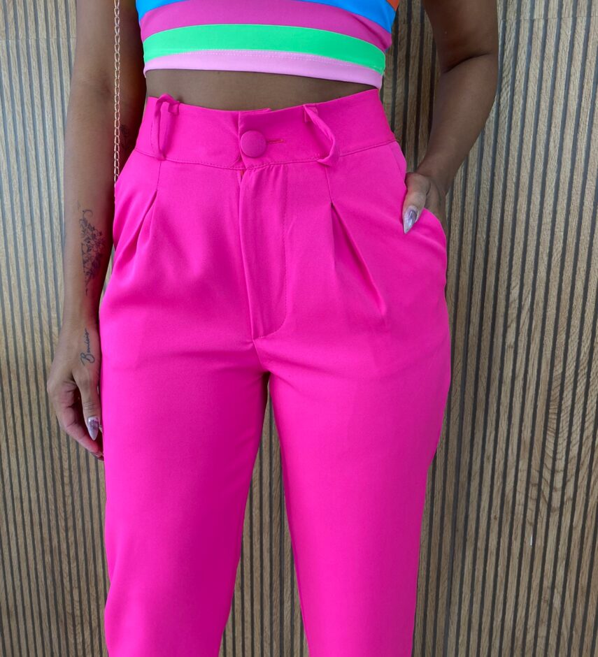 fernandaramosstore com br calca social feminina skinny rosa 5